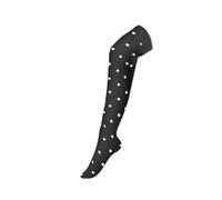 Calze Compressione Calze a compressione unisex da uomo e donna, elastiche, for sport, lunghe, for maratona, escursionismo, sopra il ginocchio(Polka Dot,S-M)