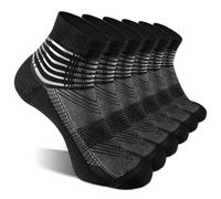 Calze Compressione Graduata Uomo Donna Calzini da Corsa Supporto Alla Caviglia Calze Running Compressione Coolmax Assorbente Sportive con Cuscino per Plantar Fasciite