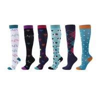 Calze compressione uomo Calzini A Compressione For Leggings Da Corsa, Calcio, Unisex, For Adulti, Edition Network, Infermiere Rossi A Pressione, Uomo Calze compressione graduata uomo(ANS006-10,L-XL)