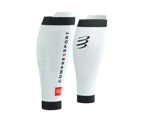Calze compressive Compressport R2 3.0 Bianco Nero, Taglia Taglia 4
