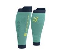 Calze compressive Compressport R2 3.0 Verde Nero, Taglia Taglia 4