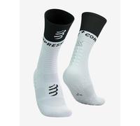 Calze Compressport Mid Compression V2.0 bianco nero - T2