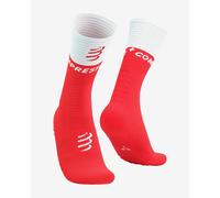 Compressport mid compression socks v2 0 red white
