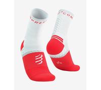 COMPRESSPORT Pro Marathon Socks V2.0 - Unisex - Bianco / Rosso - Taglia 45/48- modello 2025