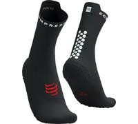 Calze Compressport Pro Racing v4.0 Run High nero bianco rosso - T4