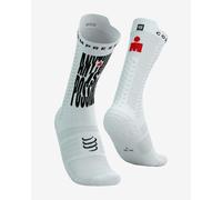 Calze Compressport Pro Racing v4.0 Bike - Ironman 2025 - Anything Is Possible bianco - T2