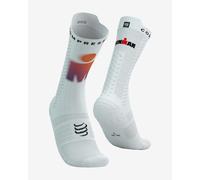 Calze Compressport Pro Racing v4.0 Bike - Ironman 2025 bianco viola - T1