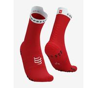 Compressport - Pro Racing Socks V4.0 Run High - Calze da running T2 - EU: 39-41 rosso