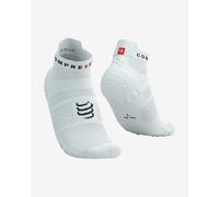 Calze Compressport Pro Racing v4.0 Run Low bianco nero - T3