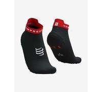 Calze Compressport Pro Racing v4.0 Run Low nero rosso intenso - T3