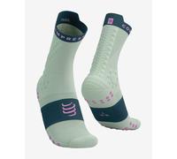 Compressport - Pro Racing Socks V4.0 Trail - Calze da running T1 - EU: 35-38 turchese