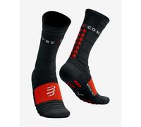 Compressport pro racing socks winter run black red