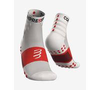 Calze Compressport Training Pack-2 bianco rosso - T3