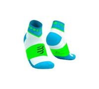 Calze compressport ultra trail blu verde