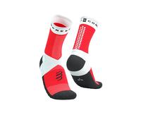 Calze Compressport Ultra Trail v2.0 rosso bianco nero - T2
