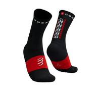 Calze Compressport Ultra Trail v2.0 Nero Rosso, Taglia T3