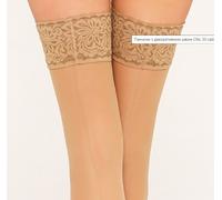 Calze Con Cucitura Posteriori In Rete 20 Denari Con Pizzo Elegante Di Giulia