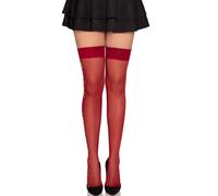 Calze con Giarrettiera Leg Avenue 1957 - Ricamo Rose, TU