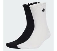 ADIDAS ORIGINALS Calzino 'ROSES CREW 2 PAIRS' nero / bianco Donna - Abbigliamento - Intimo - Calzini e calze ADIDAS ORIGINALS 40-42