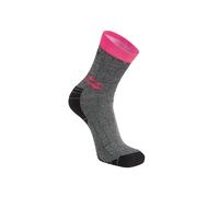 PACK 2 PAIA CALZE CORTE GRIGIO SK218GF /FUCSIA TG. UNICA GIAD