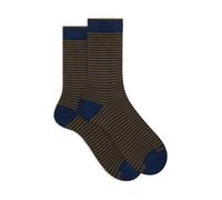 Calze corte uomo blu righe windsor