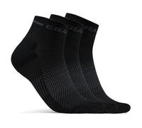 Calze Craft Core Dry Mid 3-Pack Dimensioni dei calzini: 40-42 / Colore: nero