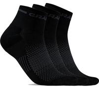 Calze Craft Core Dry Mid 3-Pack Dimensioni dei calzini: 40-42 / Colore: nero