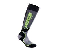 Calze Cross Alpinestars Plus Nero/Grigio/Giallo FluoM Nero,Grigio,Giallo Fluo