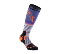 Alpinestars Pro Calze Motocross, nero-porpora, taglia S per maschi