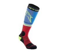 Calze Cross Alpinestars Pro Nero/Rosso/Blu chiaroL Nero,Rosso,Blu chiaro