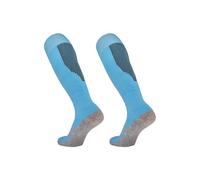 Calze da allenamento da calcio traspiranti lunghe calze da calcio imbottite spesse calze da calcio per adolescenti adulti uomini sportivi calzini da allenamento per calcio, Blu lago, M