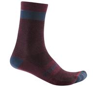 Calze da ciclismo Alpha 18 bordeaux/grigio L-XL