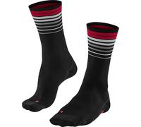 FALKE BC Impulse Reflect U So filo funzionale antivesciche 1 paio, Calzini da ciclista Unisex - Adulto, Nero Black 3008, 39-41