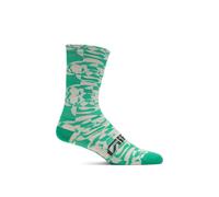 Calze da ciclismo GIRO Comp Racer High Rise (GREEN RUSH) 40-42
