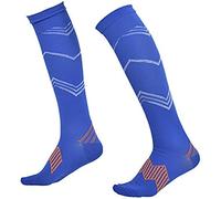 Calze Da Compressione Per Leggings Da Decompressione Da Basket Ad Assorbimento Rapido E Assorbenti Del Sudore S/M Blu * 3 Coppie