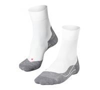FALKE Ru4 Endurance M So Cotone Filo Funzionale Antivesciche, Calzini da corsa Uomo, Bianco White-Mix 2020, 49-50