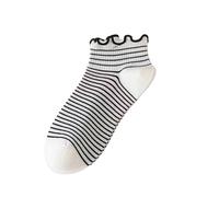 Calze da donna Chic, di Natale basse traspiranti con bordo in pizzo, comode e antiscivolo per l'estate