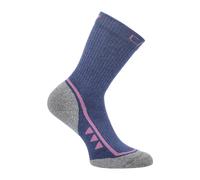 CMP - Trekking Sock Mid Supersoft 50 Wmn, Blue-Fuxia, 39/42