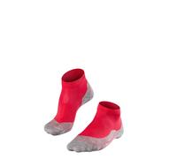 Falke Calzini da corsa RU4 Endurance Short W - cotone funzionale antivesciche, Rosso Rose 39-40