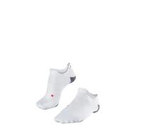 Falke Calze da running RU5 Invisible Donna – Antivesciche, 1 paio – Bianco/Grigio EU 35-36