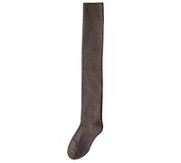 Calze da donna invernali spesse calde di media lunghezza sopra il ginocchio mantengono caldo calzino alto il ginocchio leggero per interni calzini in vita collant alti, Caff, Taglia unica