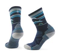 Calze da donna Smartwool Light Cushion Mountain Moon Crew Bleu 34/37