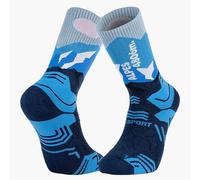 Calze da escursionismo BV sport SOCQUETTE TREK SUMMIT ''HIGH - LYOCELL'' ALPES (BLU) 36-38