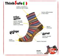 Calze da lavoro Colorate Stripe - Fassi at Work