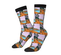 Calze Da Lavoro U.S. National Parks Casual Calze Corte Antiodore Calzini Sportive Per Tennis Calcio Sport 40Cm