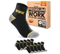 Calze da Lavoro Uomo Corte Estive Rinforzate Quarter WORK Socks