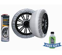 CALZE DA NEVE ANTISCIVOLO PER AUTO 285/50 R18 XL OMOLOGATE EN 16662-1 + OMAGGIO