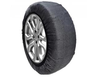Calze da Neve Auto Universali - Compatibili con ESP/ABS, Autocentranti, Riutilizzabili e Lavabili, Facili da Montare, Adatte a Veicoli con Poco Spazio tra Ruota e Carrozzeria (M)