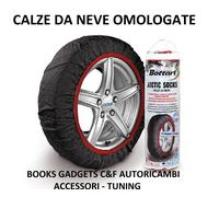 Calze da Neve in Tessuto per Pneumatici Auto 255/60-15 Omologate EN 16662-1:2020