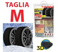 CALZE DA NEVE OMOLOGATE AUTO TAGLIA M EASY GO PNEUMATICI 165/75R14 165/75/14